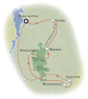 Southern Vermont Map